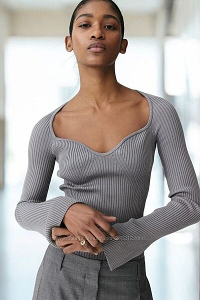 В&acuteязаний топ, джемпер H&M р. M  44-46-48