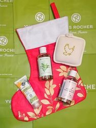 Набор Гель для душа Зеленый чай, Вишневый цвет, Крем Носок Yves Rocher Ив 