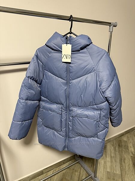Пуховик Zara 13/14р 164см пальто Zara