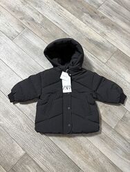 Пуховик Zara 12/18м 86см зимова куртка 