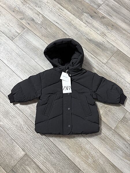 Пуховик Zara 12/18м 86см зимова куртка