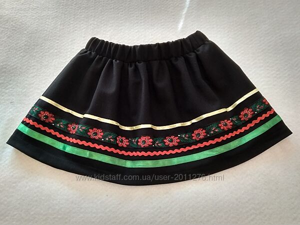 Спідничка до українського костюма до вишиванки 6-7 р
