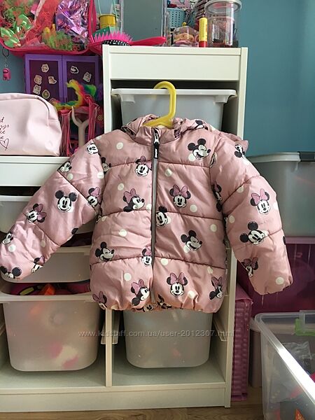 Куртка H&M 92-104 см 2-4 роки демі утеплена