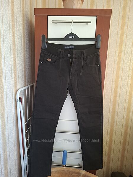 Якісні, теплі штани. джинси, р.140