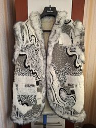 Красуня-жилетка на овчині, нова карпатська камізелька,  р.46