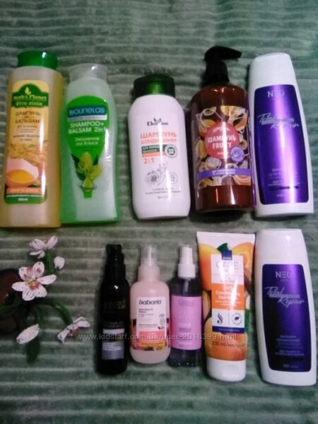 Уцінка шампуні д/волосся б/в