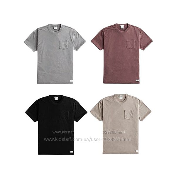 Футболки с карманом Abercrombie & Fitch Hollister Холлистер L, XL, XXL