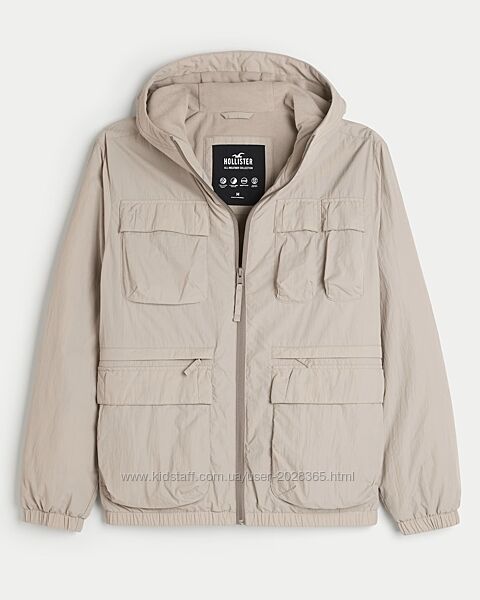 Куртка ветрівка Hollister Abercrombie & Fitch L, XL, XXL Оригінал