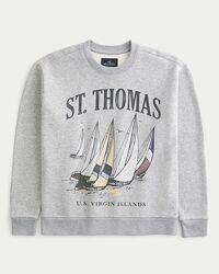 Світшот товстовка Abercrombie & Fitch Hollister р. XL