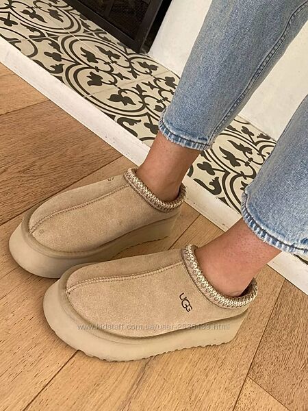 Угги на платформе оригинал песочные UGG TAZZ mustard seed 36 37 38 39 40 41