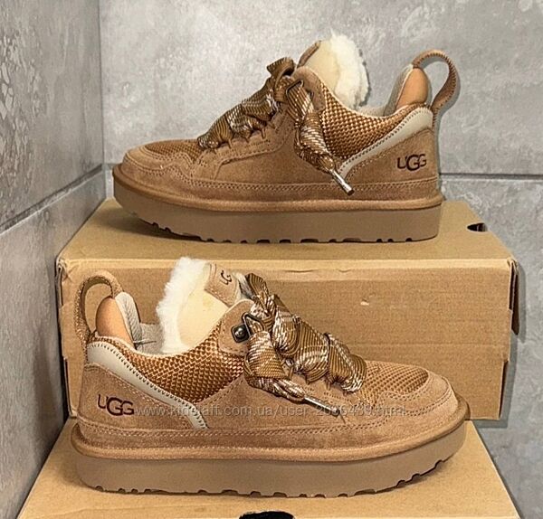 Ugg australia lowmel sneaker chestnut original уггі кросівки снікерси 36 37