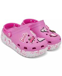 Classic Cutie Clog Barbie барбі крокси на дівчинку на платформі рожеві 