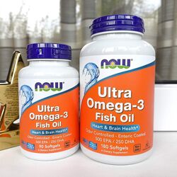Ультра Омега 3 EPA/DHA 750 мг в одной капсуле, США, Ultra Omega 3