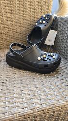 сабо на платформе Crocs crush  J6 w8