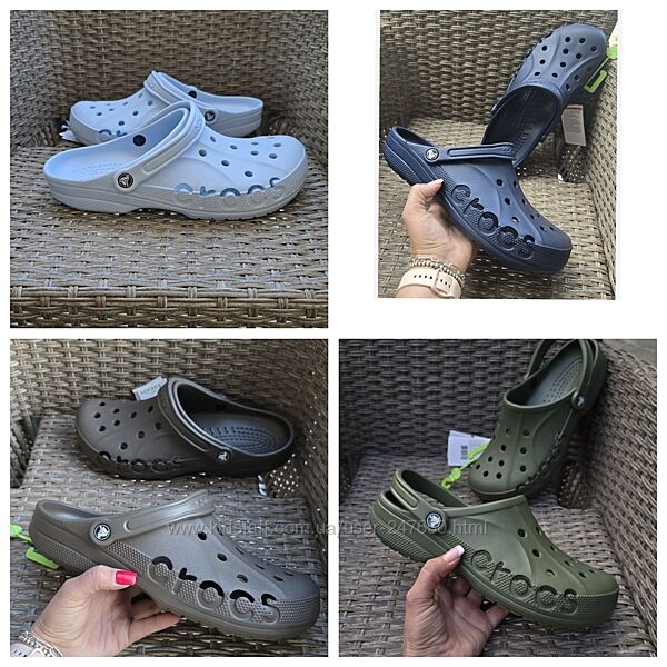 Сабо crocs  baya , колір хакі
