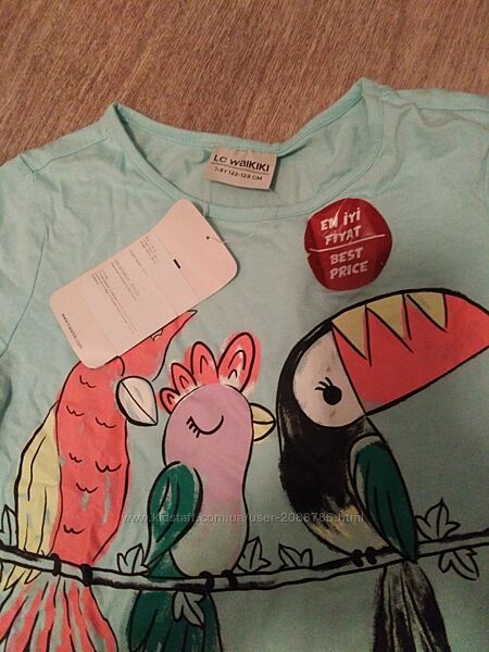 Новая футболка 122-128 рост 