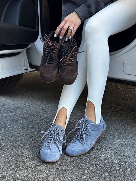 Кеди жіночі натуральна замша Артикул 4433 новинка