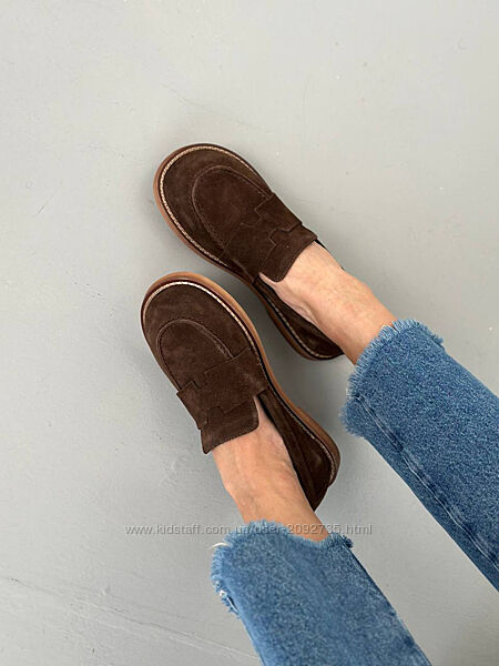 Лофери жіночі натуральна замша Артикул 4431 новинка