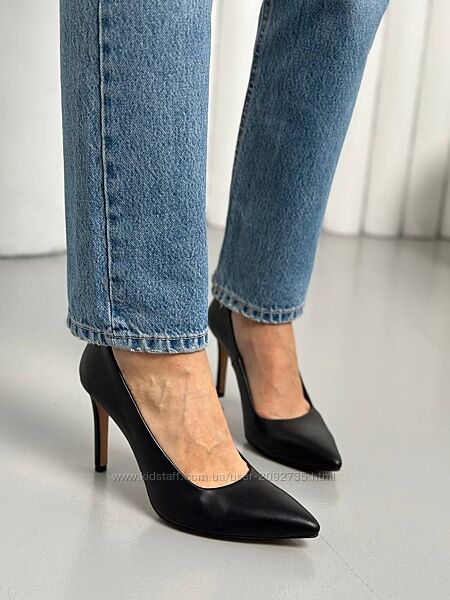 Туфлі жіночі човники натуральна шкіра Артикул 3605 новинка 