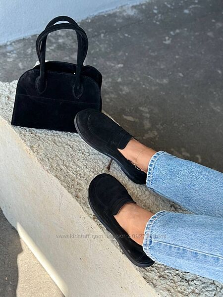 Лофери жіночі натуральна шкіра та замша Артикул 6312 Новинка 