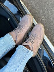 Черевики жіночі натуральна замша демі Артикул 4538 новинка