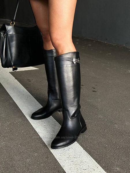 Чоботи жіночі натуральна шкіра демісезонні Артикул 8929 новинка