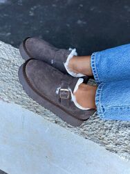 Клогі жіночі натуральна замша зима Артикул 5121 новинка фабричний Китай 