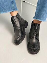 Черевики жіночі натуральна шкіра демі зима Артикул 4516 новинка