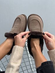 Лофери жіночі натуральна замша зимові Артикул 4426 новинка