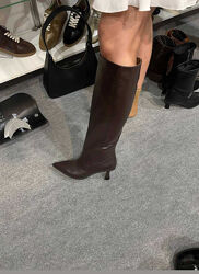 Чоботи жіночі натуральна шкіра демісезонні Артикул 4912 новинка