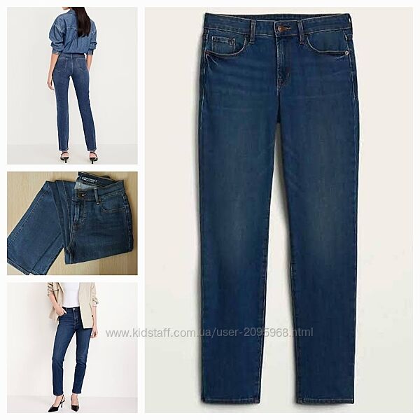Джинси Old NavyCurvy/Profile Jeans прямі, сині XS/S, US 2, середня посадка