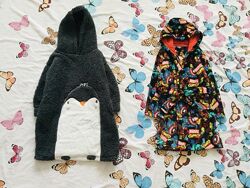 5-6 р. , Marvel. George пухнастий халат з Героями коміксів та Пінгвін Тедді,