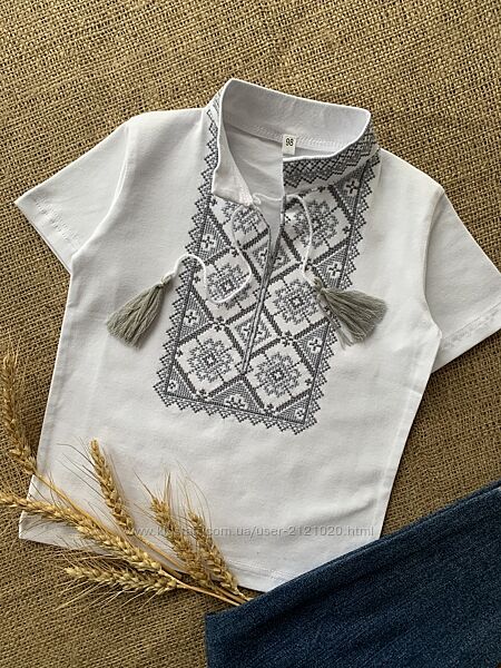 Футболка вишиванка для хлопчика, вишиті дитячі футболки, вишиванки дитячі, 