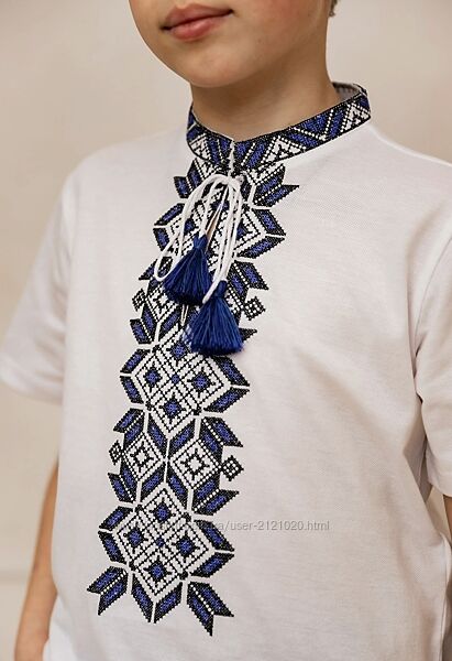 Футболка вишиванка для хлопчика, вишиванка короткий рукав для хлопчика 