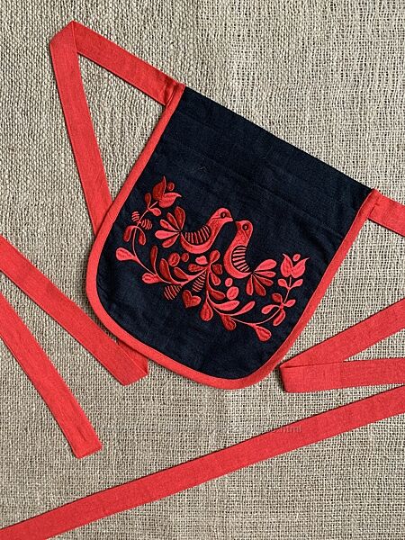 Етно кишеня ладунка з вишивкою
