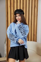 Худі для дівчинки з українською вишивкою, етно худі