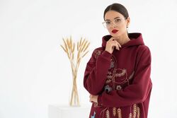 Худі жіночий з етно вишивкою, худі вишиванка 