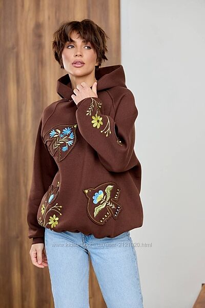Худі жіночий з українською вишивкою, худі вишиванка жіночий,