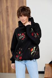 Худі жіночий з вишивкою українською, худі вишиванка жіночий, худі етнічний