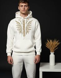 Худі вишиванка чоловічий з українською вишивкою 