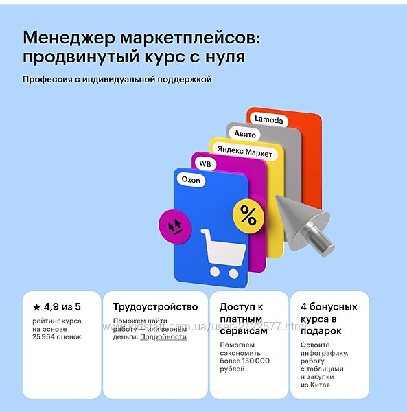 Skillbox Профессия Менеджер маркетплейсов. Тариф Менеджер маркетплейсов
