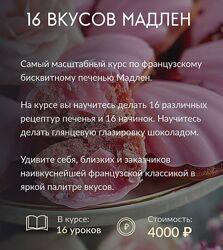 Gift Cookies 16 вкусов Мадлен 2024