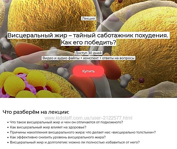 Валерий Подрубаев Висцеральный жир - тайный саботажник похудения. 2025