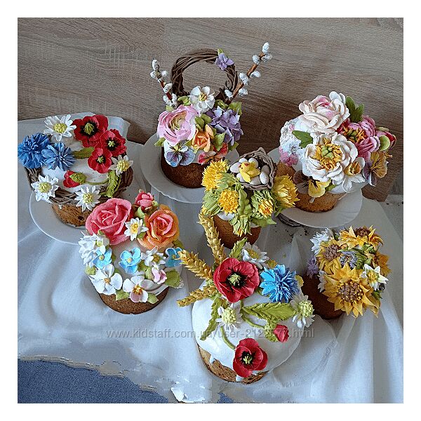 Виталия Сейдаметова Пасхальная выпечка в цветах. Тариф Профи 2025