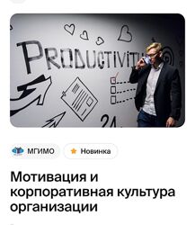 Ленар Юнусов Мотивация и корпоративная культура организации МГИМО 2024