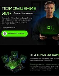 Антон Богатушин Приручение ИИ. Тариф Приручение ИИ 2025