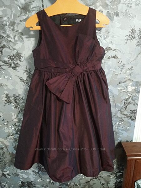 Нарядное платье фирма F&F с болеро, на 3-4 года