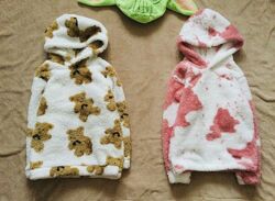 10-12 рок Shein. худі, фліска, кофта -меховушка з капюшоном, толстовка тепл