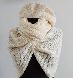 Комплект зимовий берет і шарф в&acuteязані