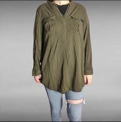 Блузка повсякденна хакі h&m